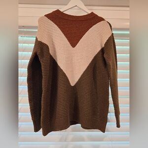 Bohme Brown and Cream Women's Sweater